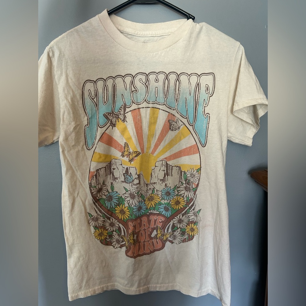 Sunshine State of Mind Graphic Tee - Cream